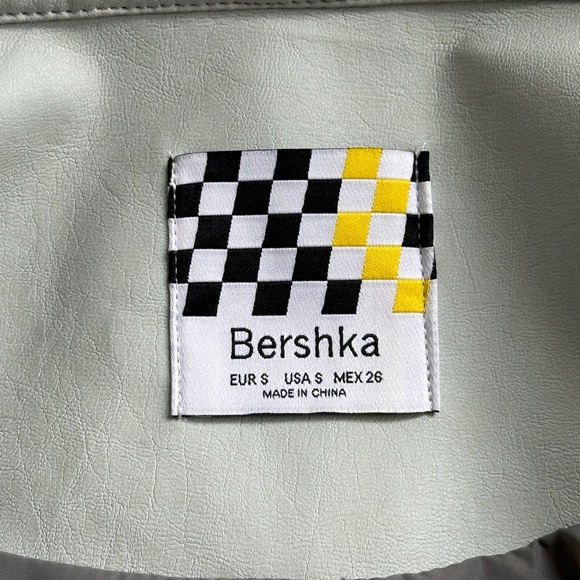 Bershka Faux Leather Jacket - Picture 3 of 3